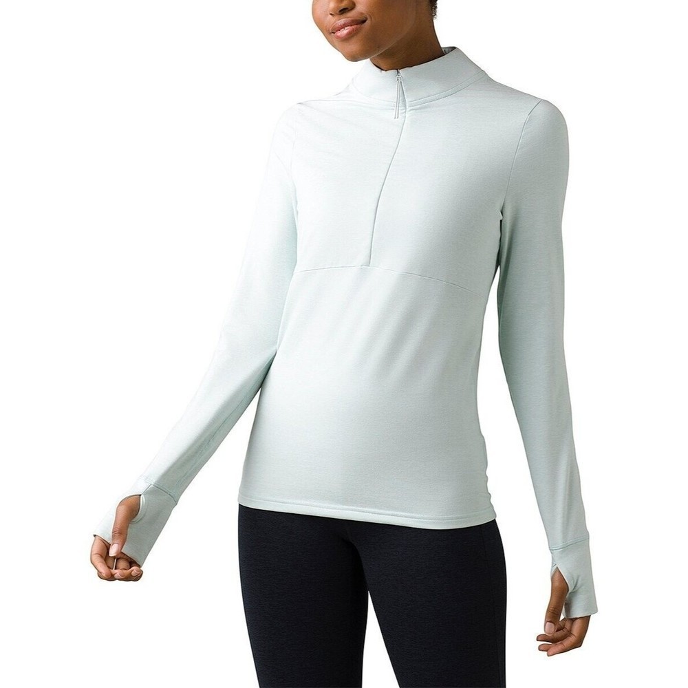 Prana Women’s Ice Flow Half-Zip Long Sleeve Active Top – Size Large